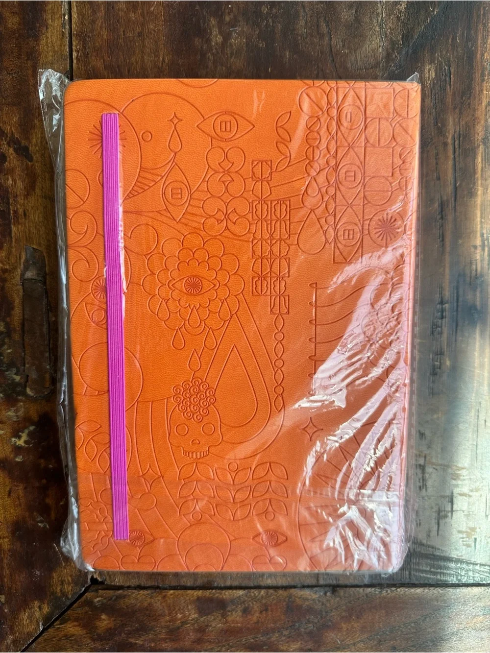 amika Orange embossed Notebook